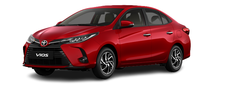 Toyota Vios 1.5E CVT 2022 Màu Đỏ Hình Ảnh Bảng Giá Xe Lăn Bánh Mới Nhất